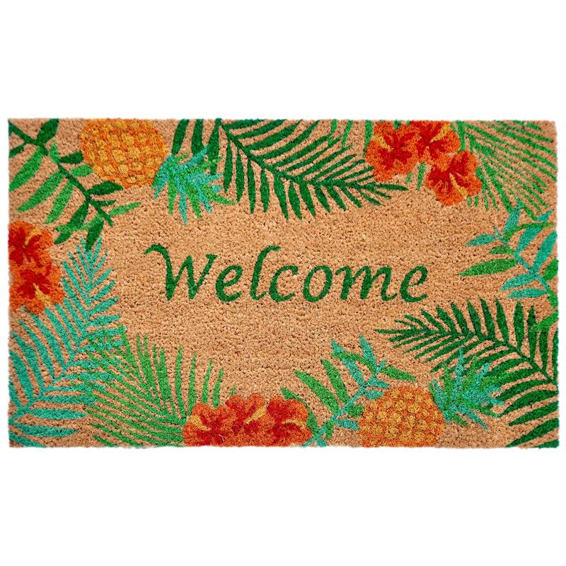 Liora Manne Island Greetings Coir Welcome Door Mat