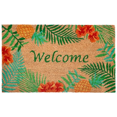 Liora Manne Island Greetings Coir Welcome Door Mat