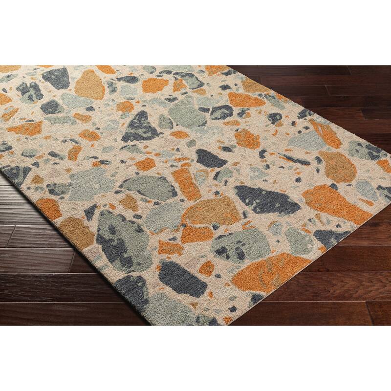 Artistic Weavers Khimala Handmade Modern Terrazzo Wool Area Rug