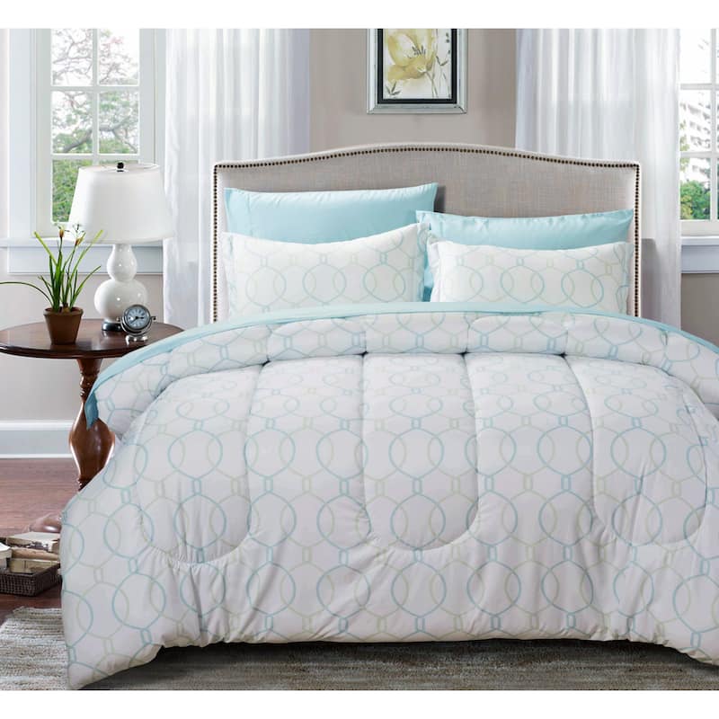 Nanshing Marilla Geometric 7-Piece Bed in a Bag Set