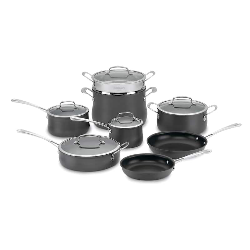 Cuisinart 13-Piece Contour Hard Anodized Set - Grey
