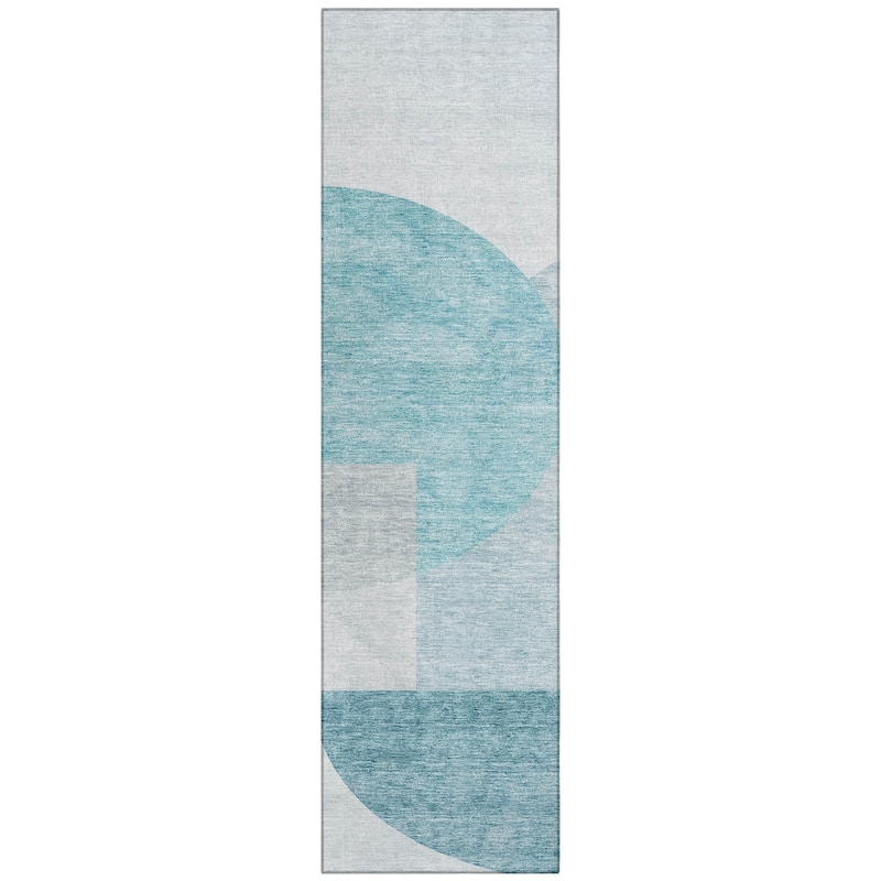 Machine Washable Indoor/ Outdoor Chantille Contemporary Modern Rug