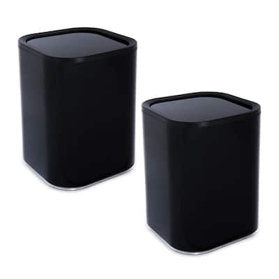 Bath Bliss 2 Pack 8L Acrylic Waste Bin