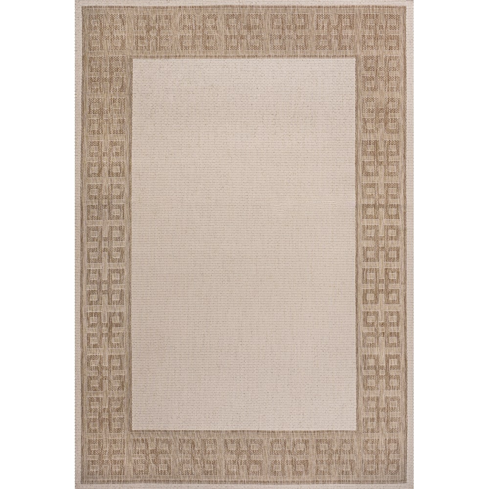 JONATHAN Y Alda Classic Geometric Border Indoor/Outdoor Area Rug