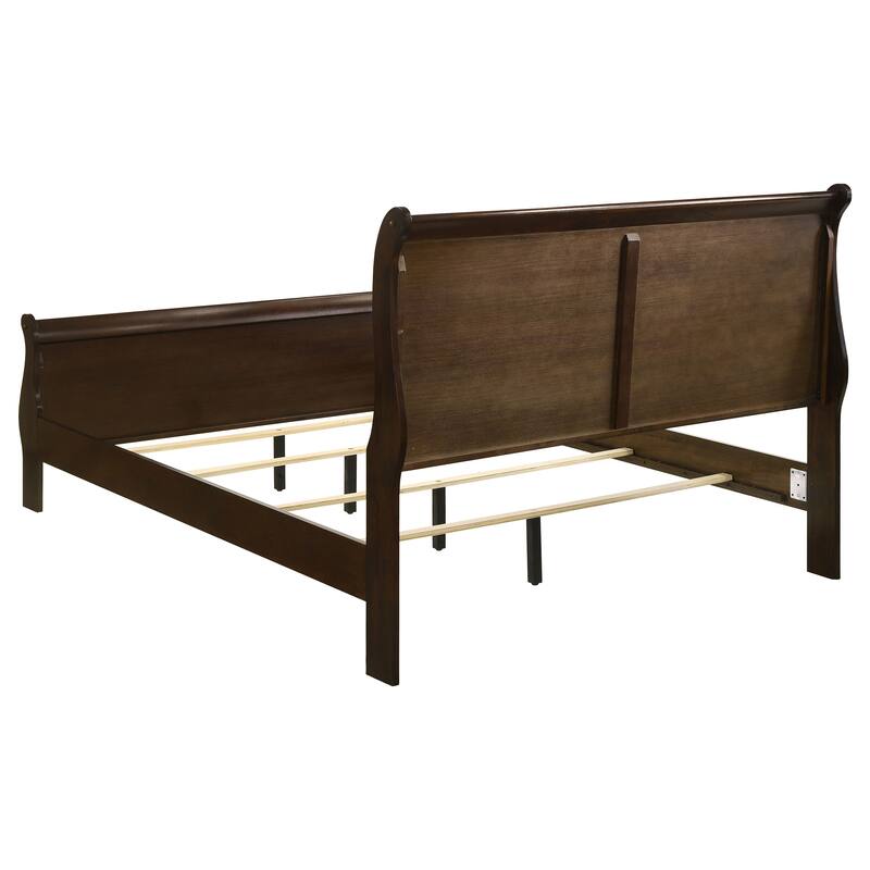 Louis Philippe Panel Bedroom Set Cappuccino