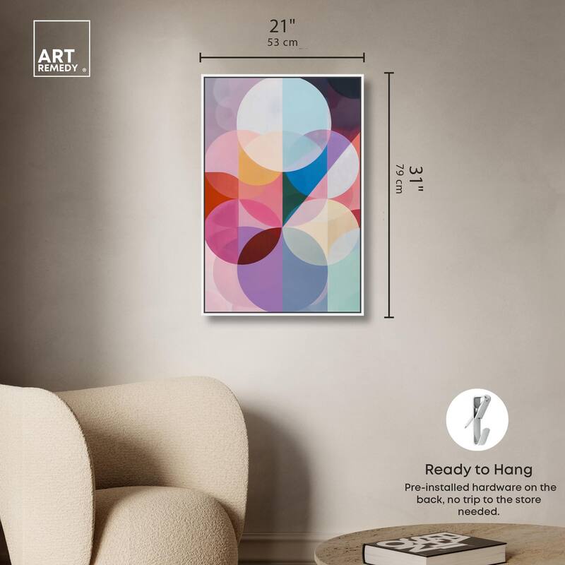 Oneiric Circles III Canvas by Art Remedy