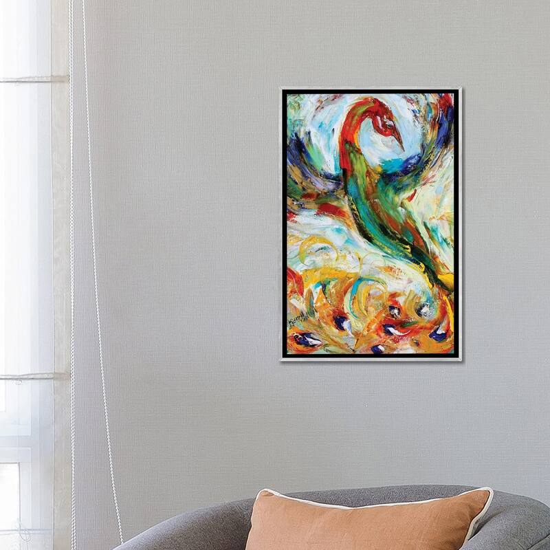 iCanvas "Phoenix Bird" by Karen Tarlton Framed