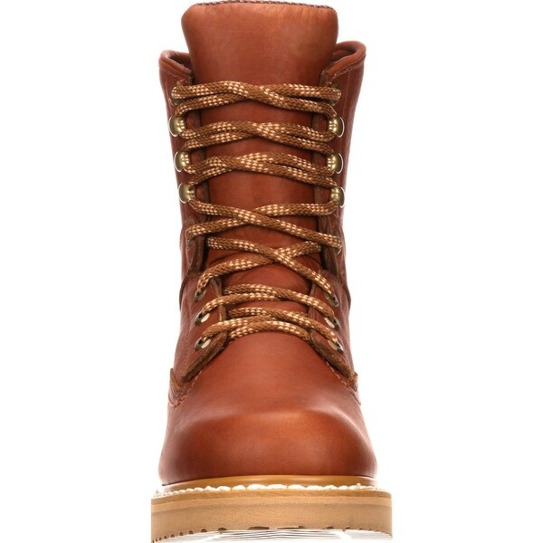 8 wedge sole work boots