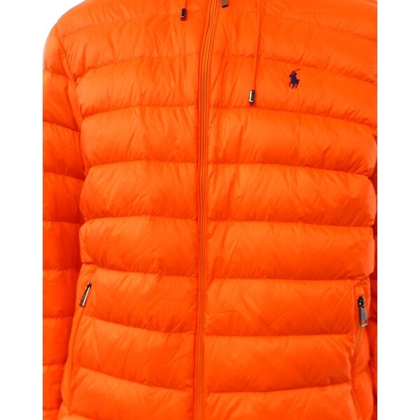 orange polo coat