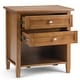 preview thumbnail 24 of 54, WYNDENHALL Norfolk 24 inch Wide Transitional Bedside Nightstand Table - 24 Inches wide