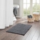 preview thumbnail 77 of 103, Bathroom Non-Slip Rug Absorbent Rug Toilet Floor Rug Soft Home Carpet Charcoal - 1'6'' x 2'5'' - Rectangle