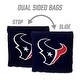 preview thumbnail 4 of 3, Houston Texans NFL Dual Sided Pro Stop & Slide Cornhole Bags