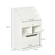 preview thumbnail 14 of 23, HOMCOM Kids Bookcase Multi-Shelf Rack Organizer with Storage Drawer - 23.5" x 11.75" x 35.5"