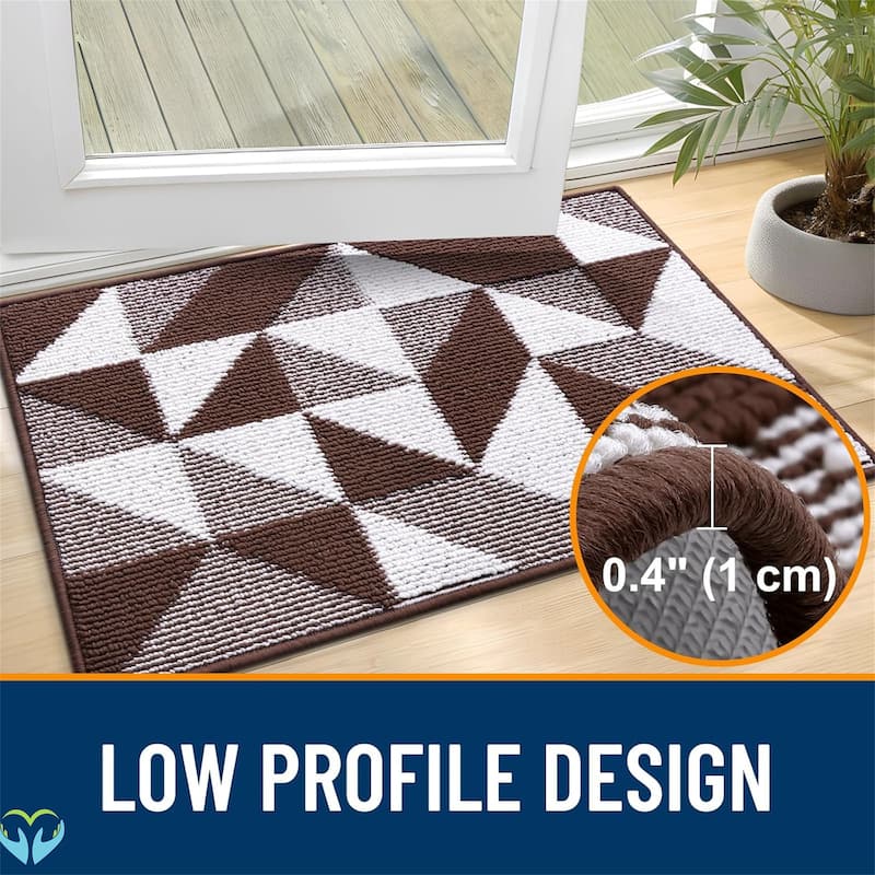 2 pack-Door Mat Indoor Entrance Washable