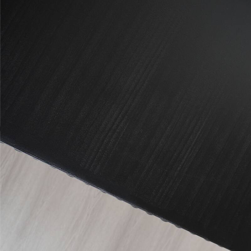 Curved Waterfall-style Wooden Console Table Entryway Table