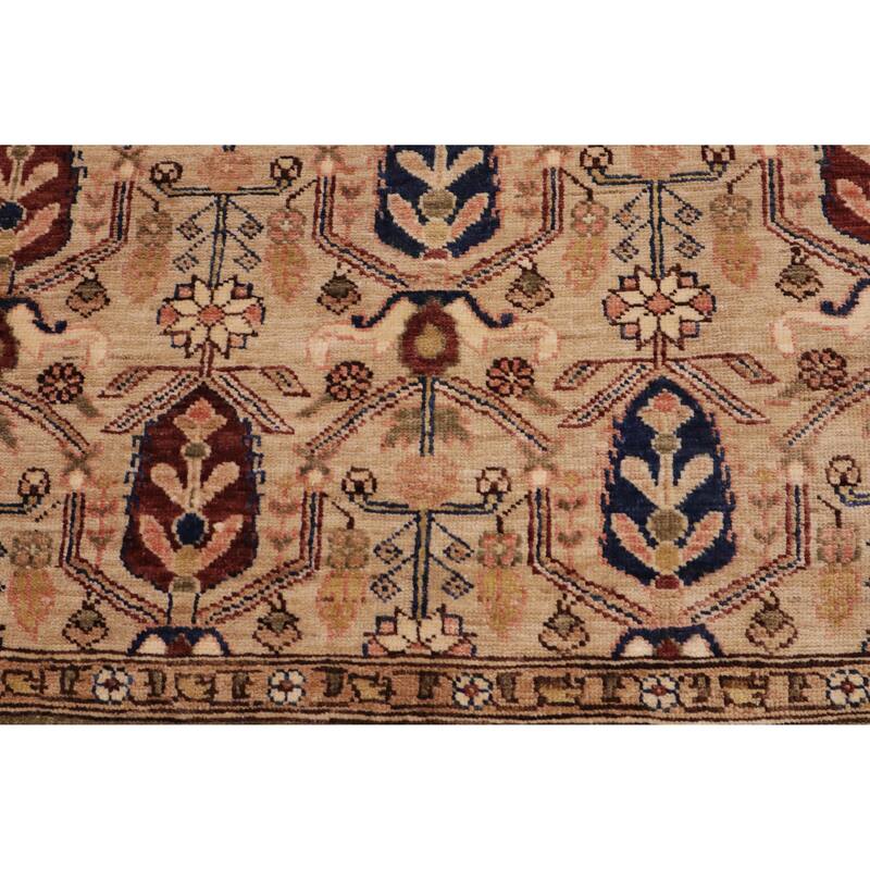 Vintage Herati Bidjar Hand Knotted Wool Rug