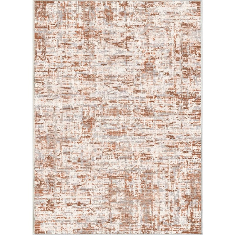 Mcow Modern Collection Low-Pile Machine-Washable Non-Slip Area Rug