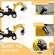 preview thumbnail 2 of 8, Digger Ride-on Truck Kids Car with Horn - Yellow