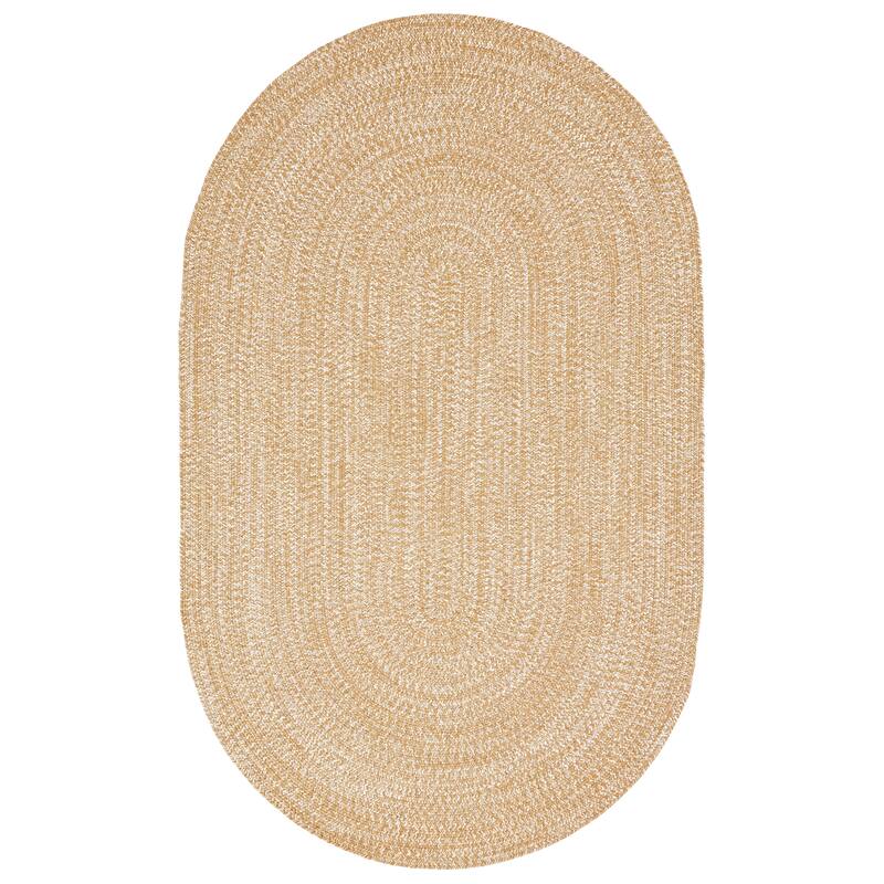 Superior Modern Rustic Bohemian Reversible Multi-Tone Braided Indoor Outdoor Area Rug