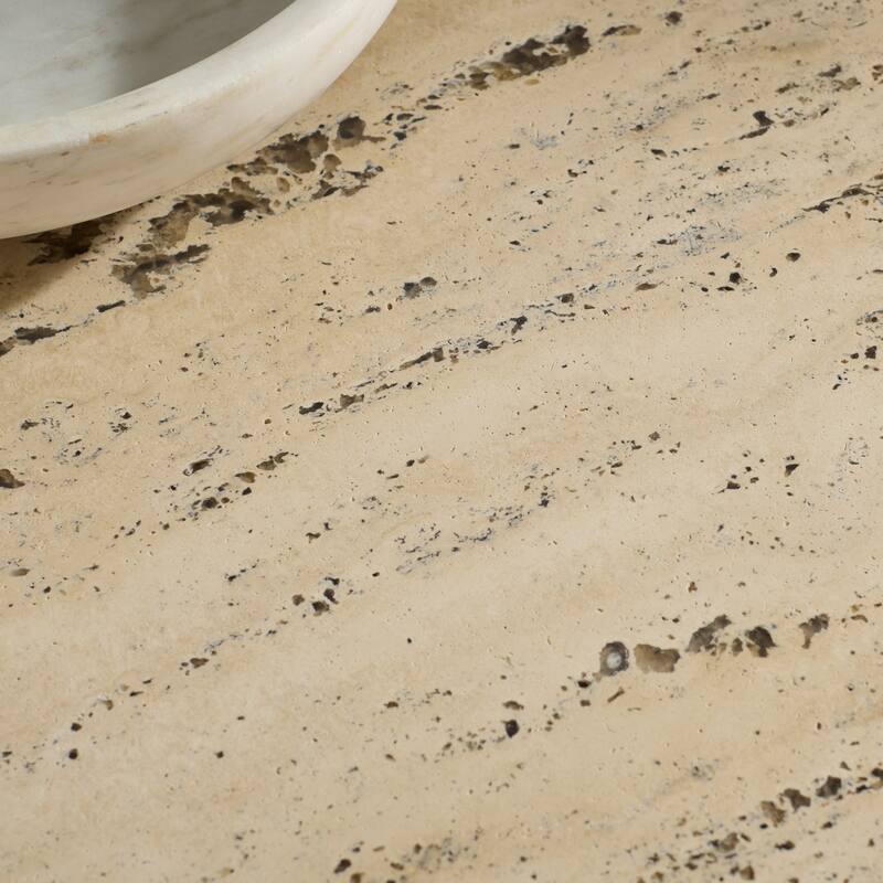 SAFAVIEH Couture Giuletta Travertine Top Chest - 34"W x 18"D x 24"H