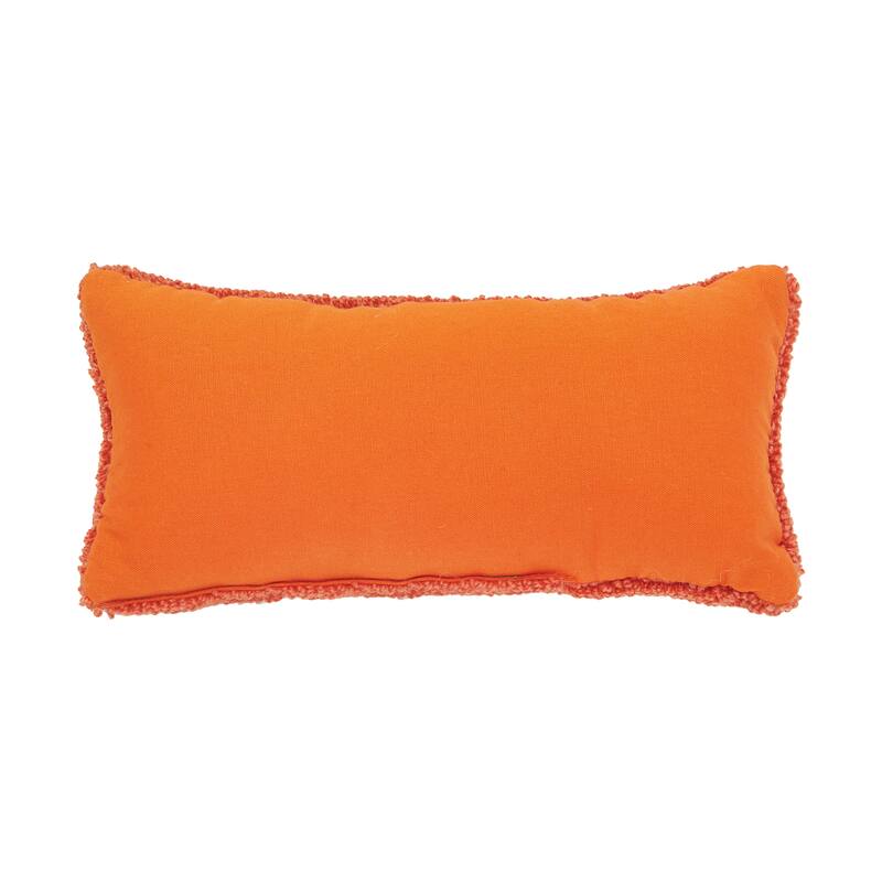 6" x 12" Spooky Ghost Hooked Throw Pillow