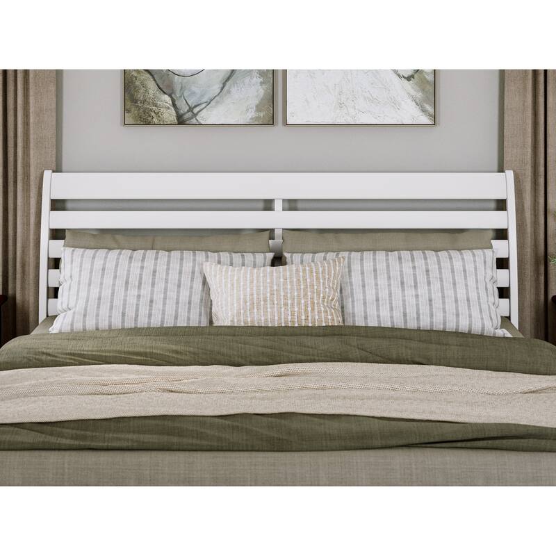 Emelie Platform Bed with Panel Footboard and Twin XL Trundle