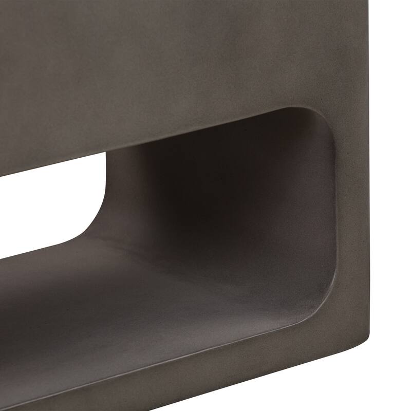 Sunstone Modern Indoor Outdoor Lightweight Concrete Planter