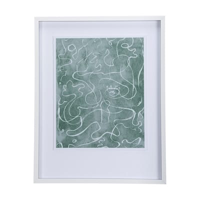 Thread Green II Framed Art Print