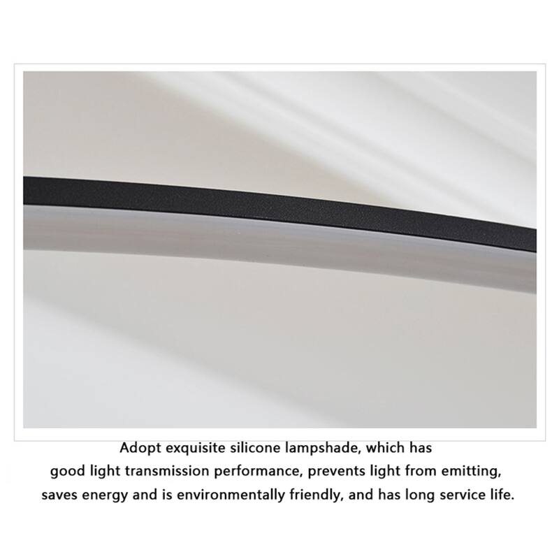 62.99-Inch Modern Led Arc Creative Long-Arm Fishing Lamp with Foot Switch