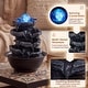 preview thumbnail 63 of 63, Costway Tabletop Water Fountain with Rolling Crystal Ball,