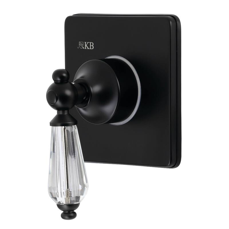 Kingston Brass Single Handle 3 Function Diverter Valve Trim - Matte Black