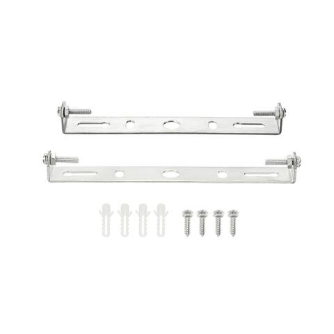 8pcs Ceiling Light Plate 150x18x17mm 140x20x15mm Chandelier Mounting Bracket - Silver
