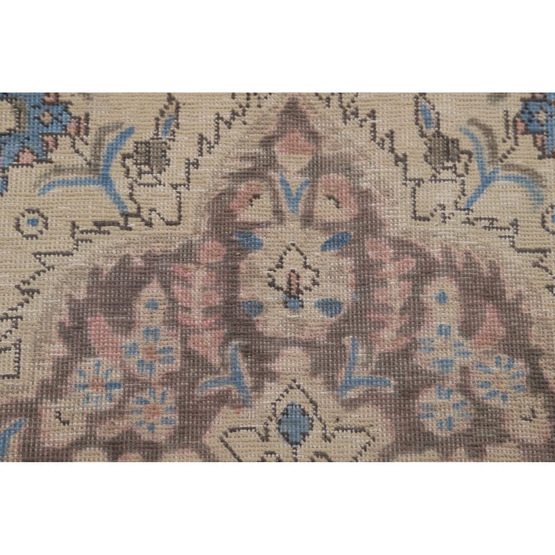 Tabriz Persian Area Rug Hand-Knotted Oriental Wool Carpet - 6'8"x 9'7"