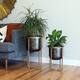 Rizzy Mid-century Pot Planters (Set of 2) - 23.5"H x 13"W x 13"D / 17.5"H x 11"W x 11"D