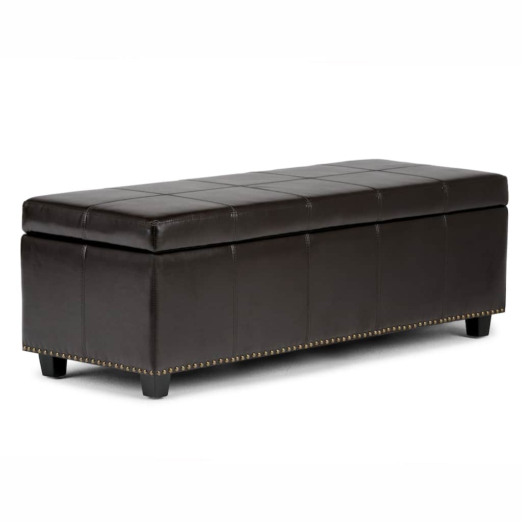 Modern Large Storage Ottoman for Living Room