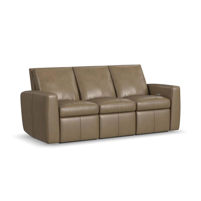 Arina Fawn Power Reclining Sofa by Flexsteel