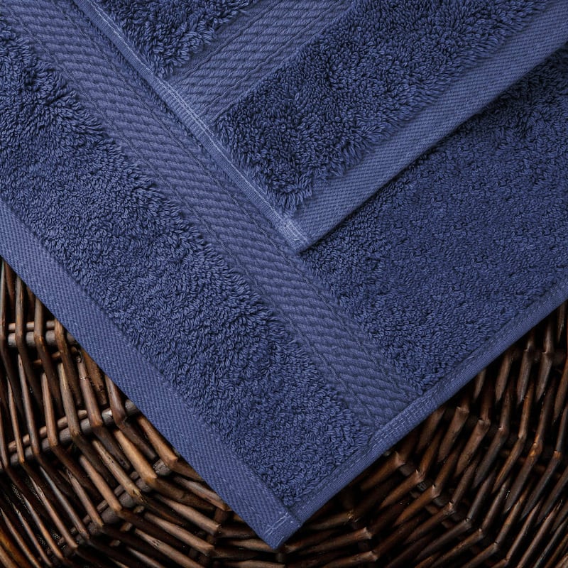 Superior Egyptian Cotton Pile Heavyweight Bath Towel Set of 2