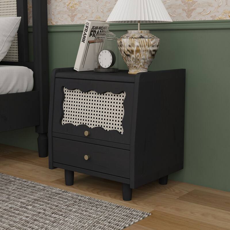 Wooden Nightstand