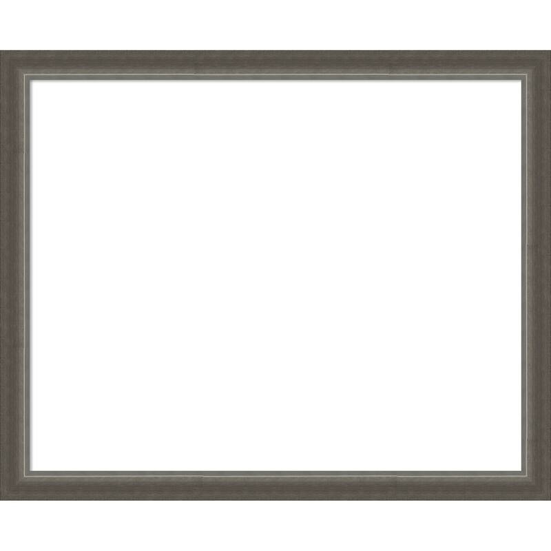 Amanti Art Domus Dark Silver Framed Dry Erase Magnetic Board