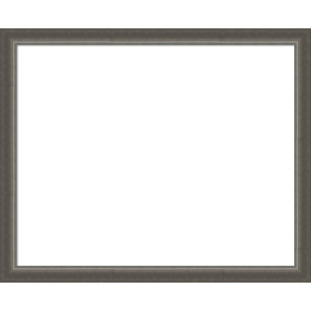 Amanti Art Domus Dark Silver Framed Dry Erase Magnetic Board