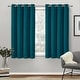 preview thumbnail 24 of 68, ATI Home Academy Total Blackout Grommet Top Curtain Panel Pair