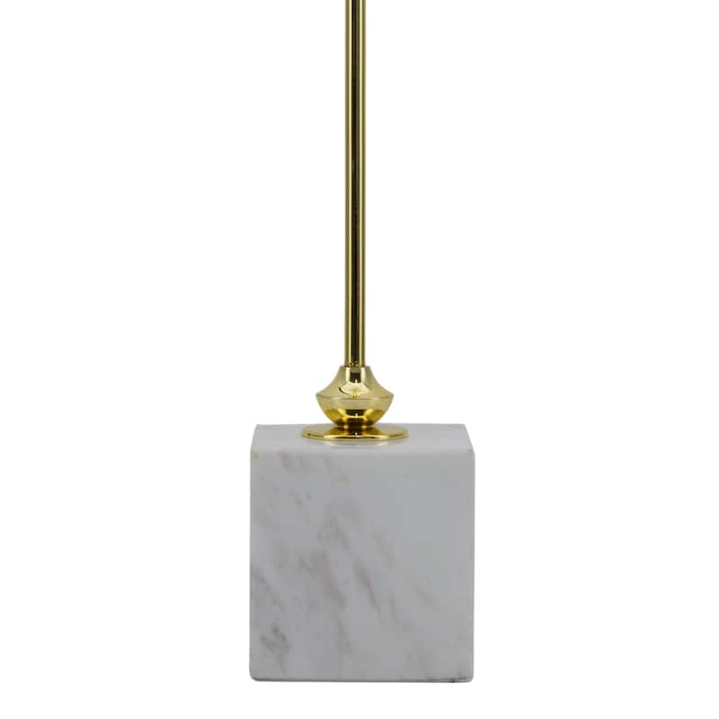 Stone and Marble Starburst Decorative Object with Geometric Base