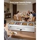 preview thumbnail 37 of 40, UIMOSO Commercial Propane Steam Table,LP Gas Outdoor Soup Warmer with Drain Valve and Wheels,Stainless Steel Propane Food Warmer