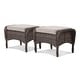 preview thumbnail 22 of 34, Outdoor Patio Ottoman with Seat Cushion