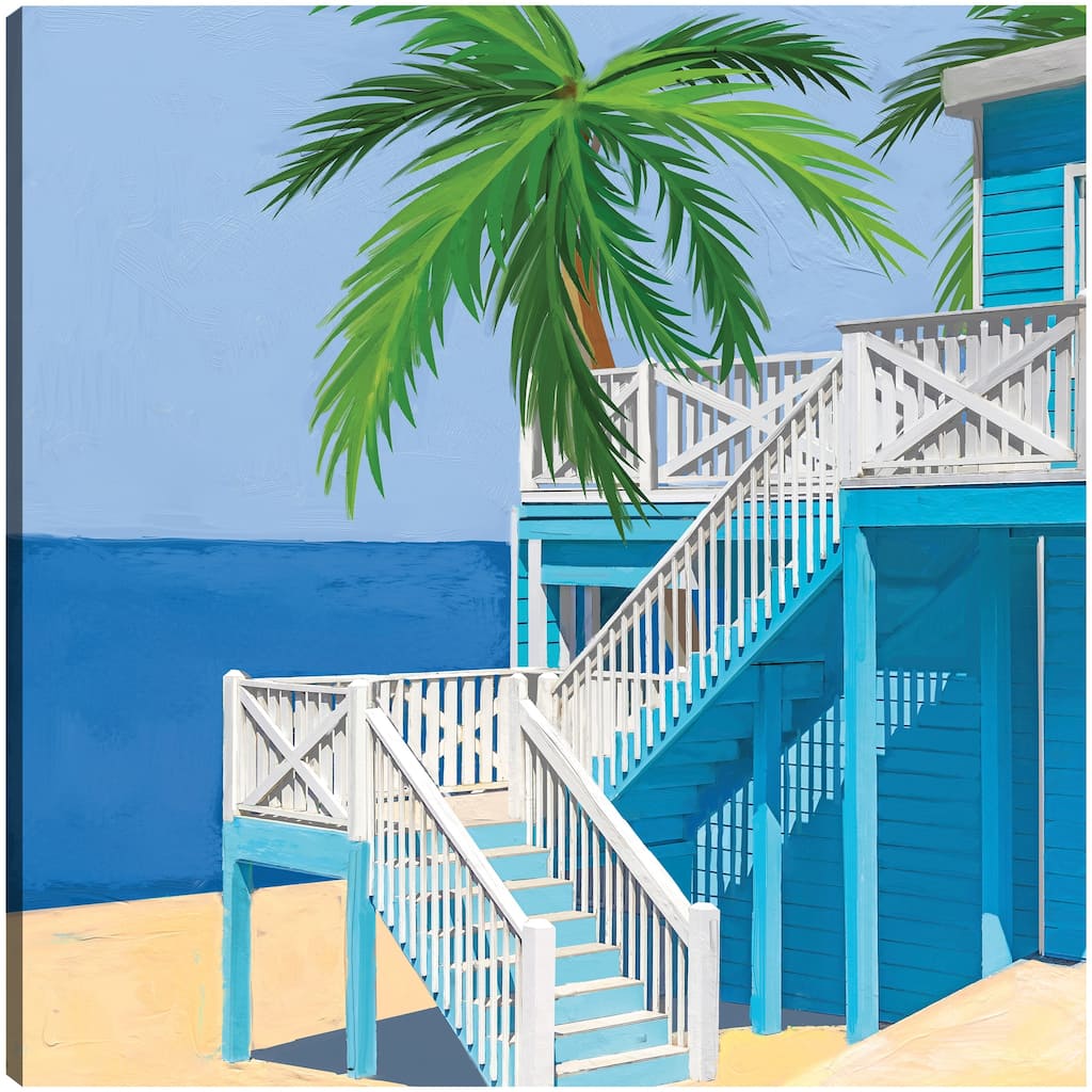 Cottage Palm By Studio Arts Canvas Art Print