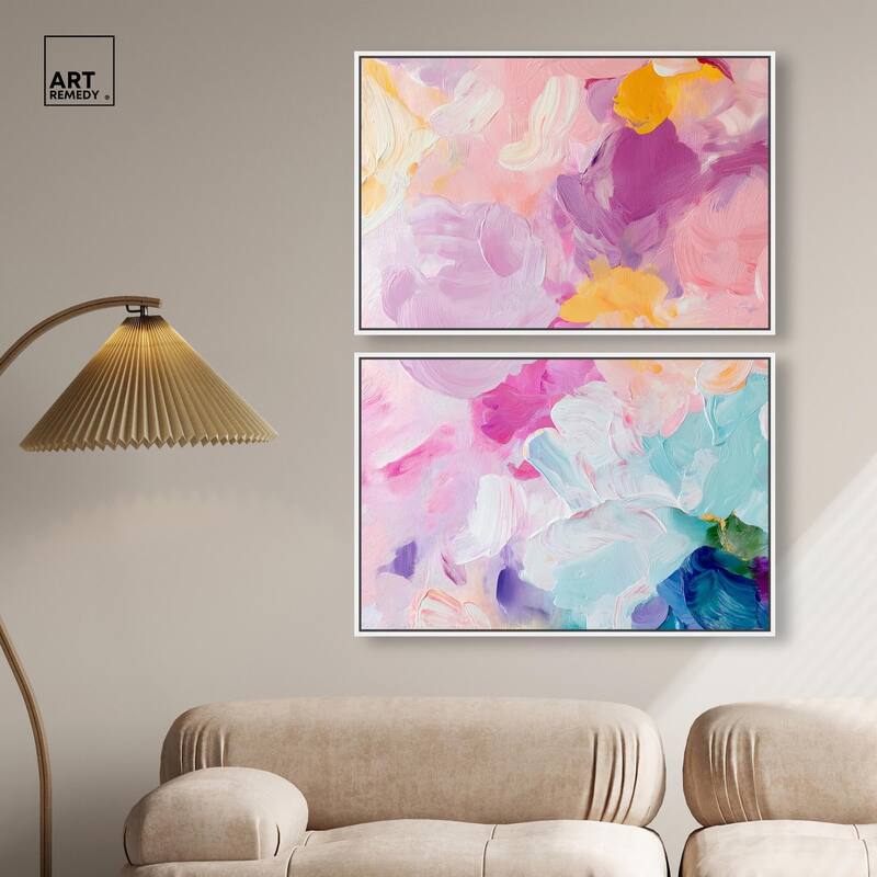 Misty Layers Canvas Set of 2 by Art Remedy