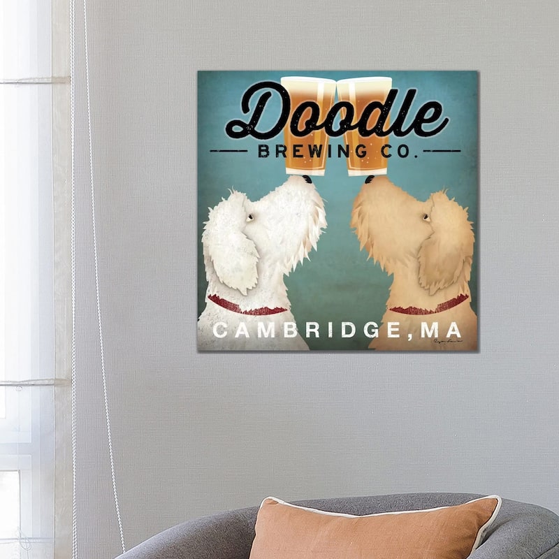 iCanvas "Doodle Brewing Co." by Ryan Fowler Canvas Print - 26x26x1.5