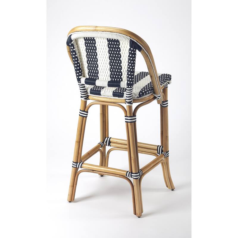 Lila Rattan 28" Bar Stool