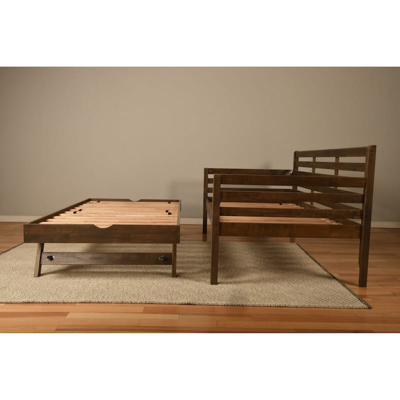 Somette Boho Daybed with Additional Pop Up Bed (Mattresses Not Included)