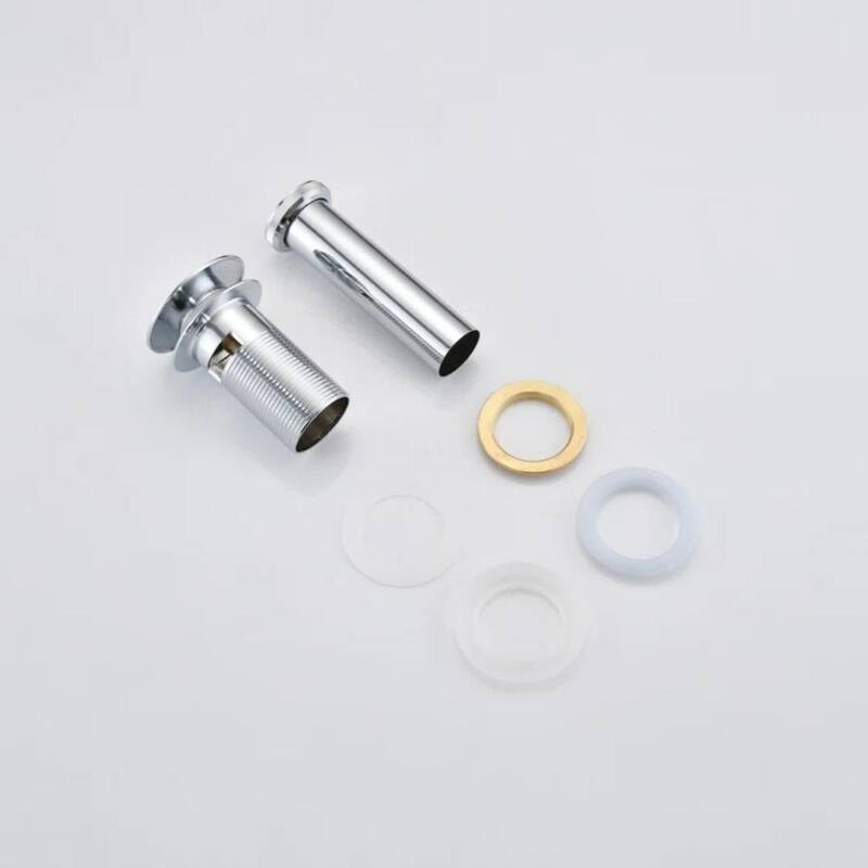 Pop-Up Bathroom Sink Drain with Overflow